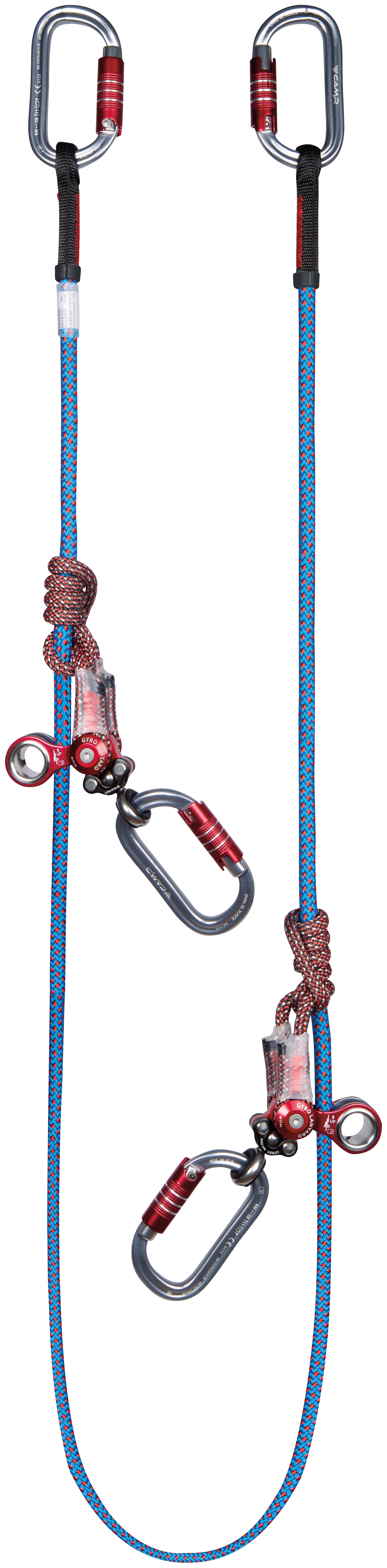 GYRO LANYARD TWIN Adjustable rope lanyard