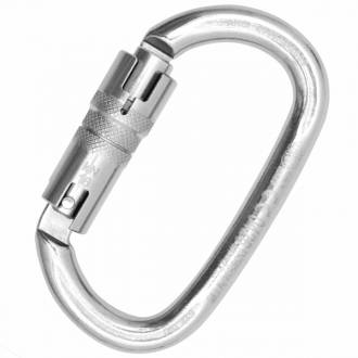 OVALONE INOX TWIST LOCK ANSI Carabiner