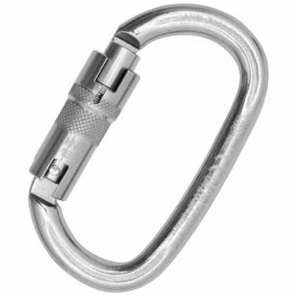 OVALONE INOX AUTO BLOCK ANSI Carabiner