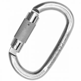 OVALONE INOX AUTO BLOCK Carabiner