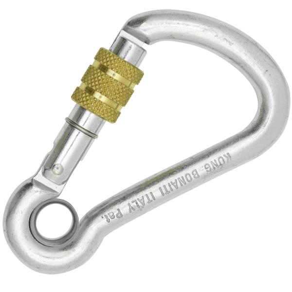 HARNESS EYE CARBON SCREW SLEEVE Carbon Steel Carabiner