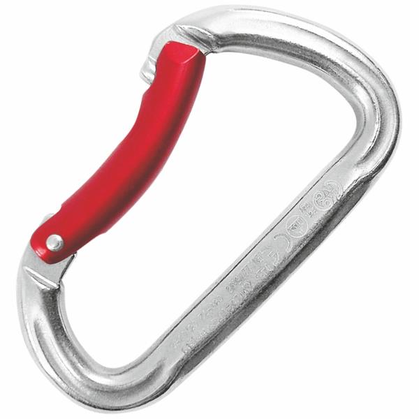 INDOOR BENT GATE Steel Carabiner