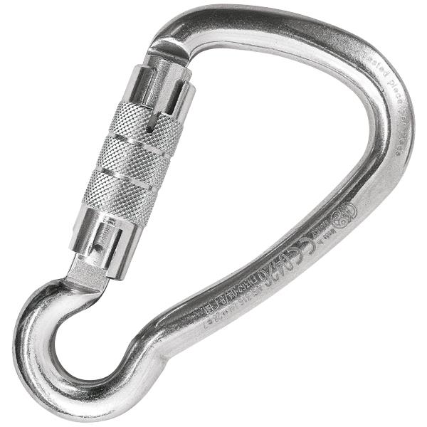 HARNESS INOX TWIST LOCK Stainless Steel Carabiner