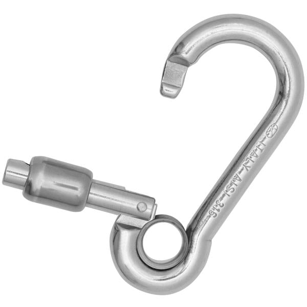 CLASSIC EXPRESS EYE EXTERNAL OPENING Stainless Steel Carabiner