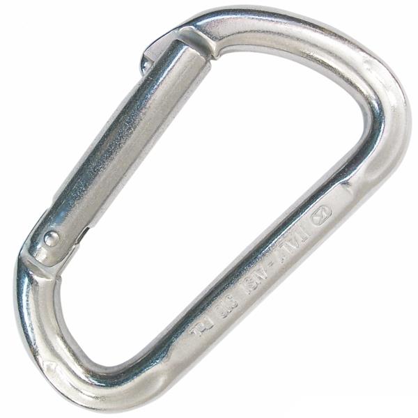 INDOOR STRAIGHT GATE Stainless Steel Carabiner