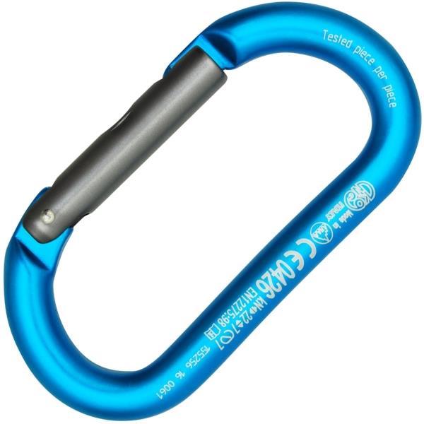 OVAL ALU STRAIGHT GATE Aluminum Carabiner