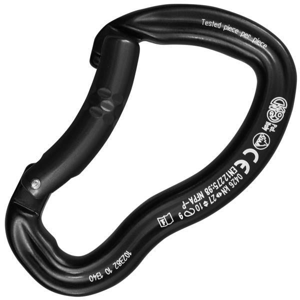 ERGO BENT GATE Aluminum Carabiner