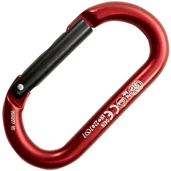 OVAL ALU STRAIGHT GATE Aluminum Carabiner