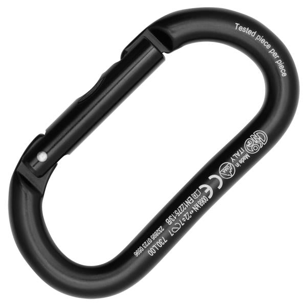 OVAL ALU STRAIGHT GATE Aluminum Carabiner