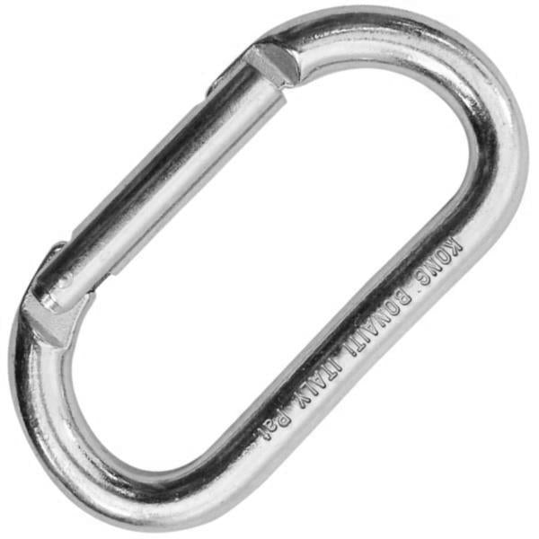 OVAL ALU STRAIGHT GATE Aluminum Carabiner