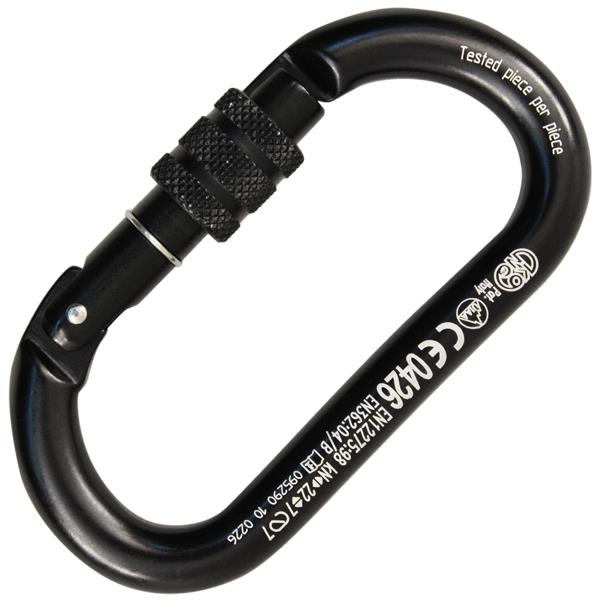 OVAL ALU CLASSIC SCREW SLEEVE Aluminum Carabiner