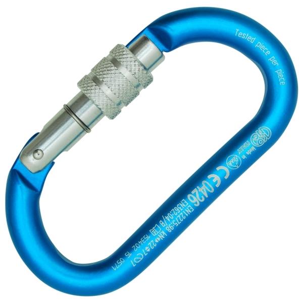 OVAL ALU CLASSIC SCREW SLEEVE Aluminum Carabiner