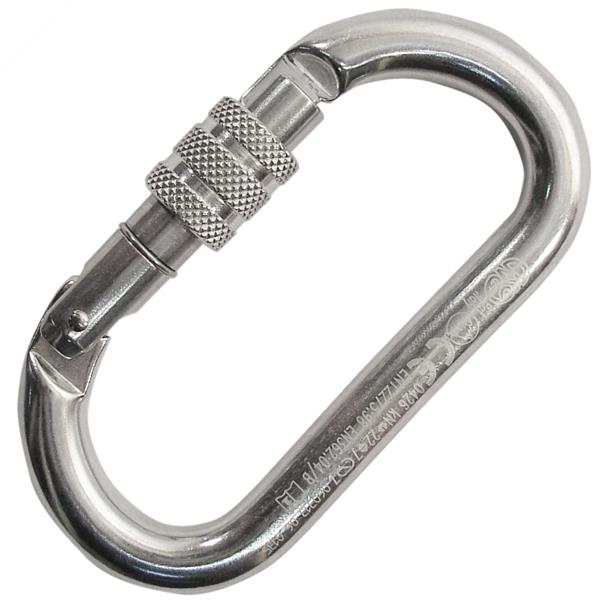 OVAL ALU CLASSIC SCREW SLEEVE Aluminum Carabiner