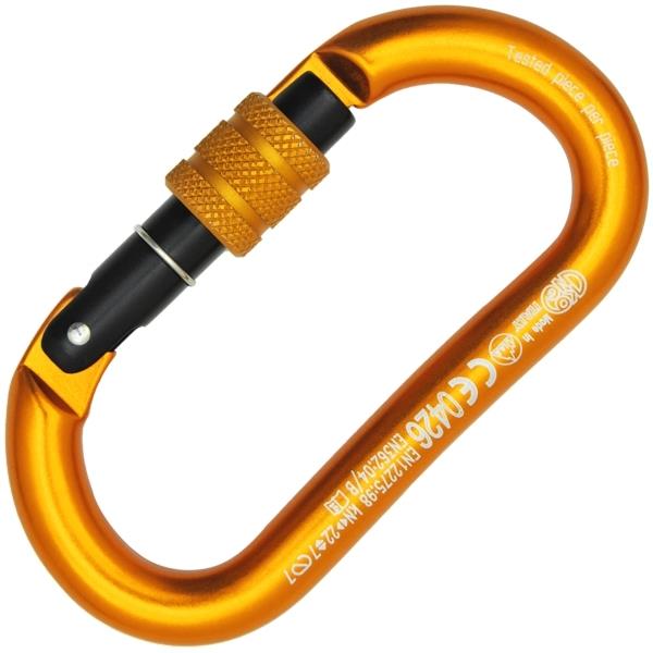 OVAL ALU CLASSIC SCREW SLEEVE Aluminum Carabiner