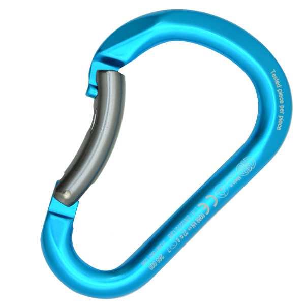 PADDLE BENT GATE Aluminum Carabiner