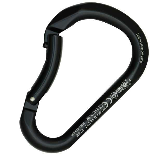 PADDLE BENT GATE Aluminum Carabiner