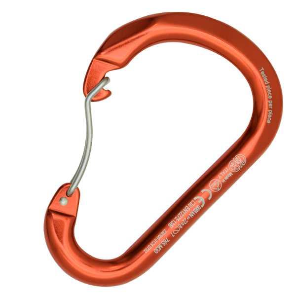 PADDLE WIRE BENT GATE Aluminum Carabiner