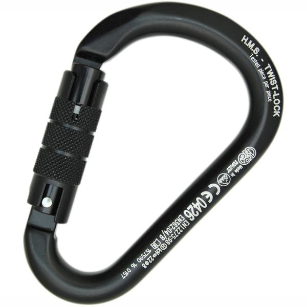 HMS CLASSIC TWIST LOCK Aluminum Carabiner