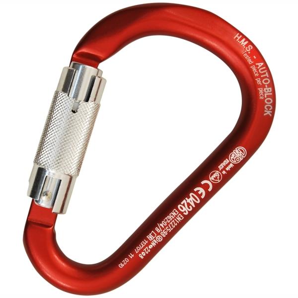 HMS CLASSIC AUTO BLOCK Aluminum Carabiner