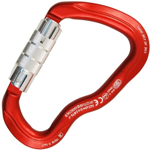 FERRATA TWIST LOCK Aluminum Carabiner