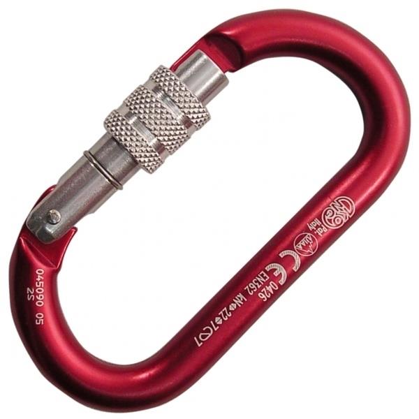 OVAL ALU CLASSIC SCREW SLEEVE Aluminum Carabiner