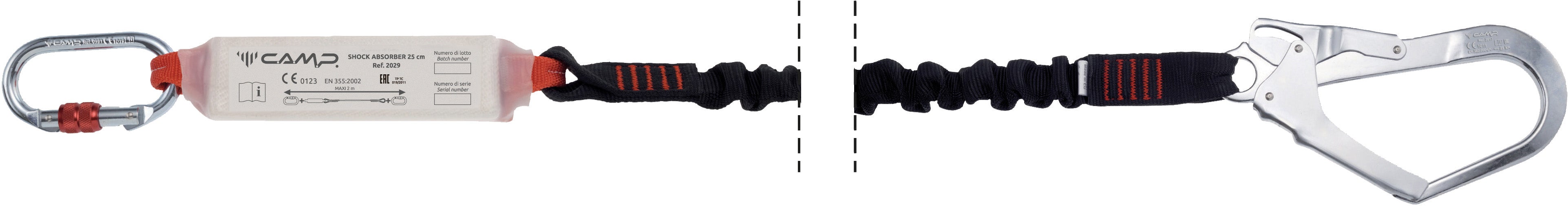 SHOCK ABSORBER REWIND - Elastic lanyard