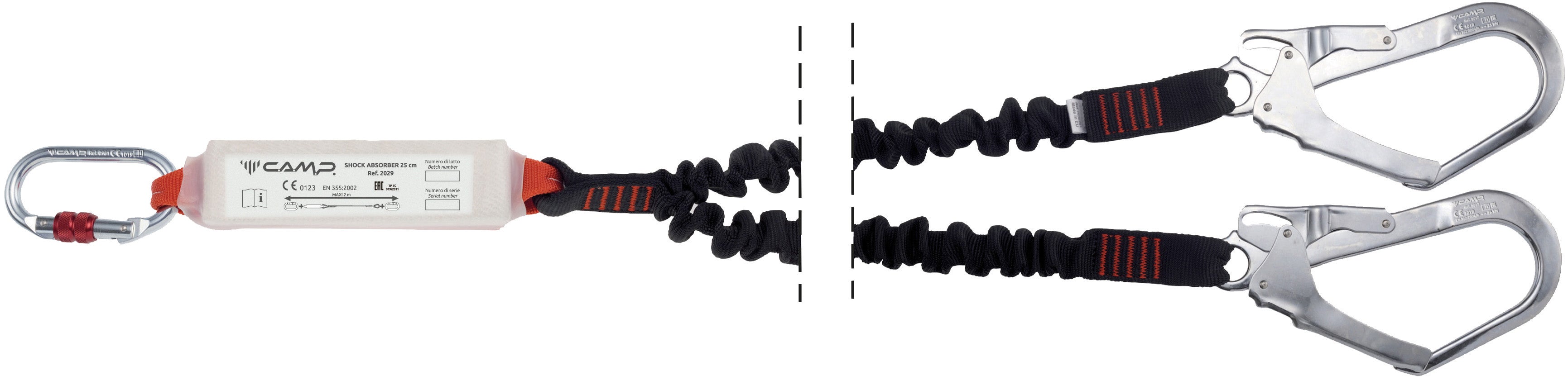 SHOCK ABSORBER REWIND - Elastic lanyard