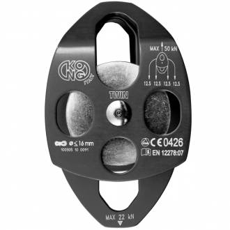 TWIN Aluminum Pulley