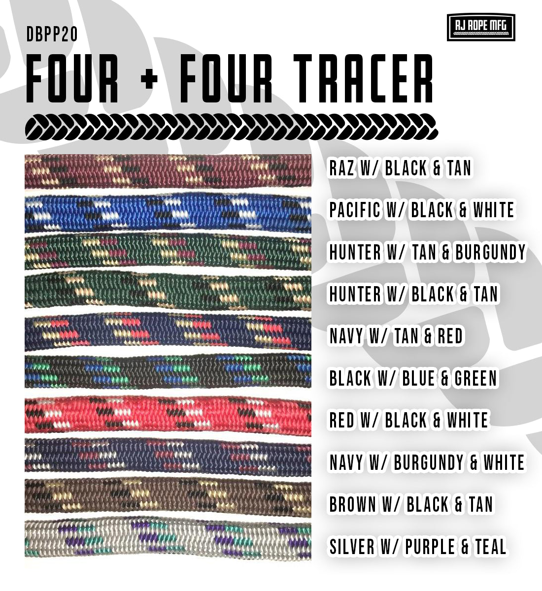 Four+Four Double braid polypropylene 5/8"