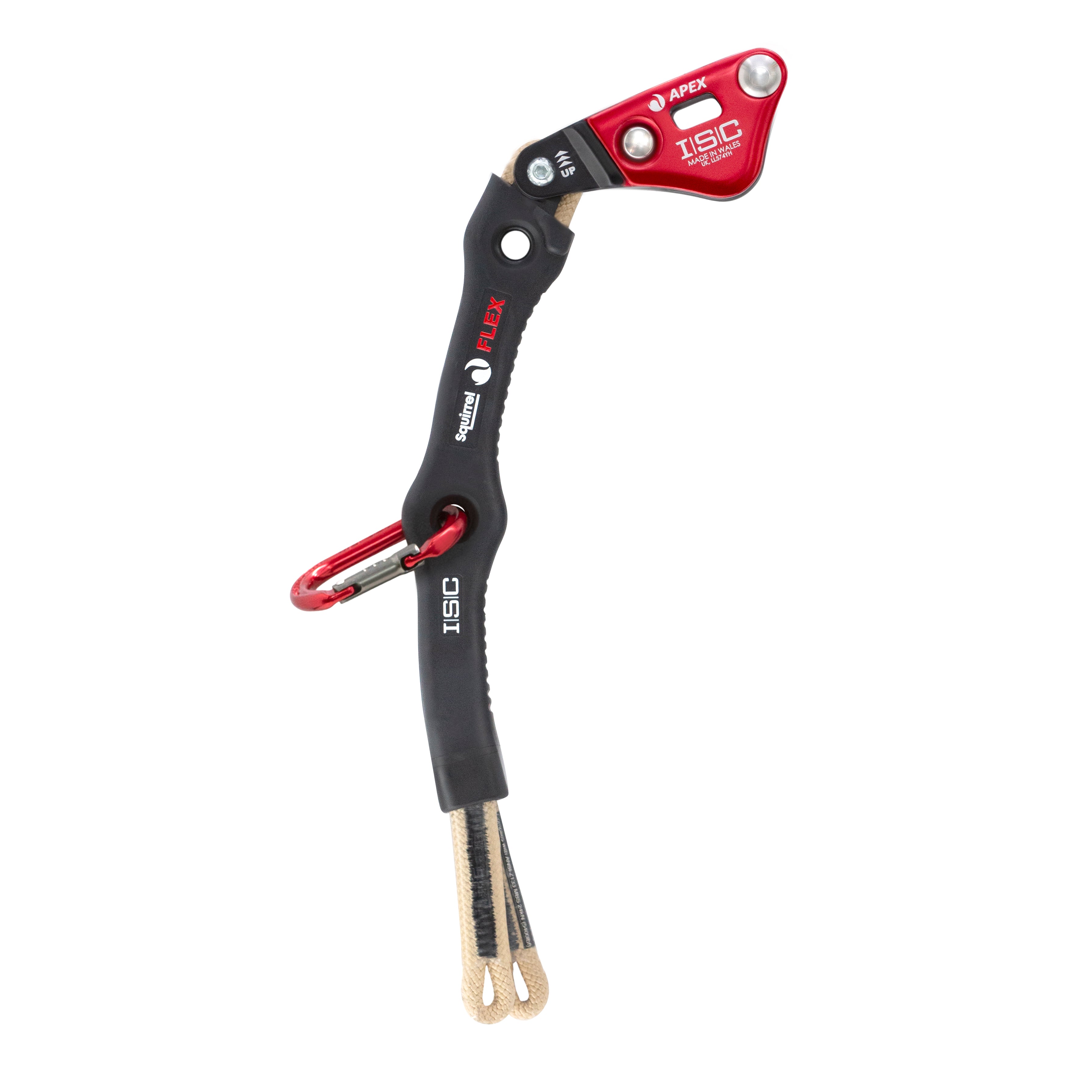 APEX & Squirrel FLEX Tether, with Accessory Karabiner