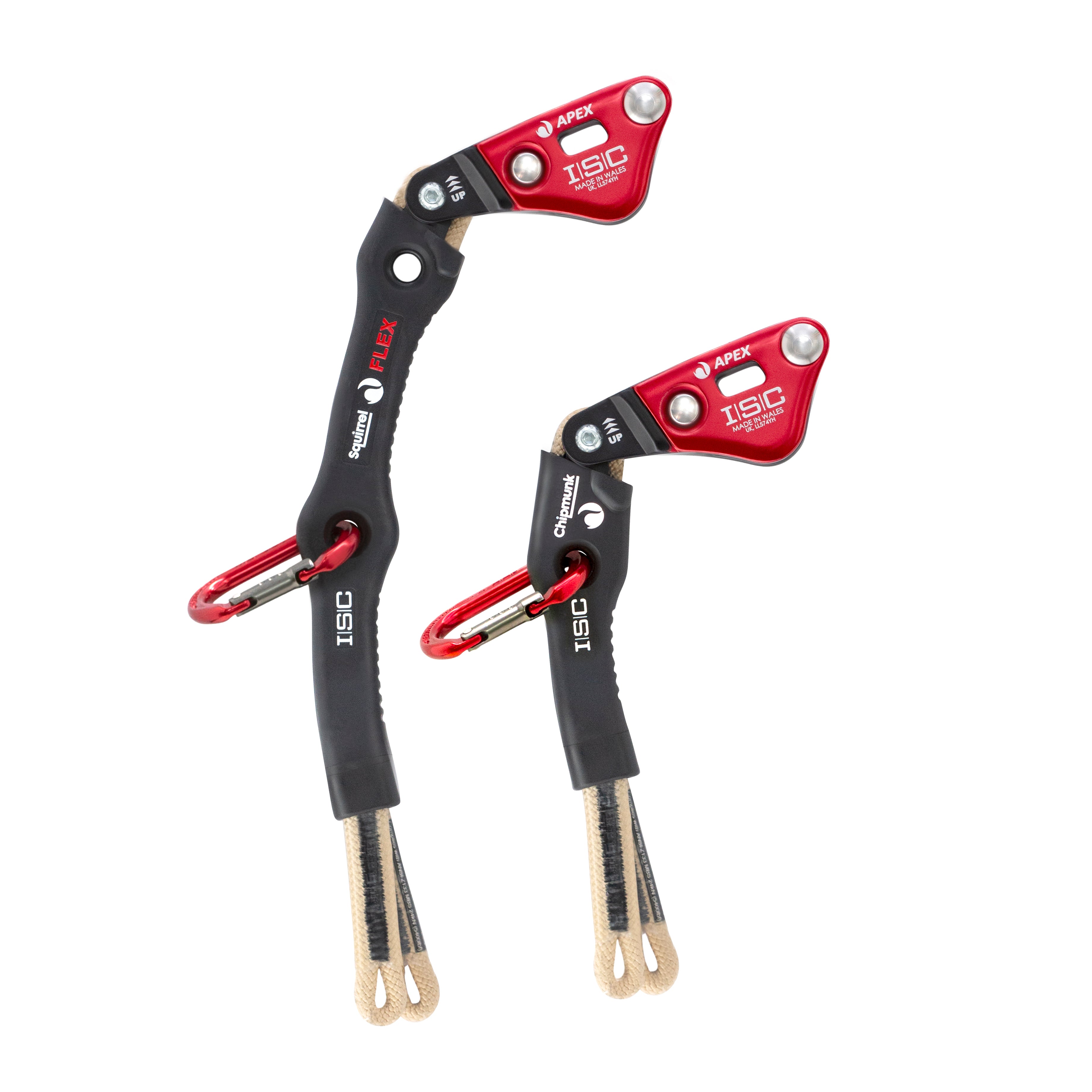 APEX & Chipmunk FLEX Tether, with Accessory Karabiner