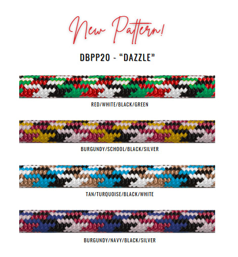 Dazzle Double braid polypropylene 5/8" (BY THE FOOT)